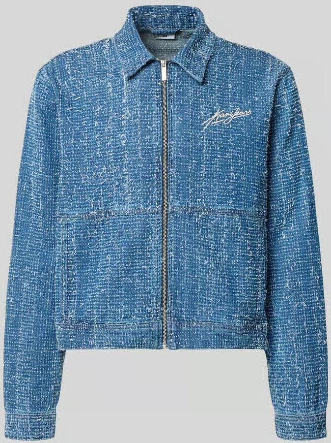 Karl Kani regular fit jack in denimlook met structuurpatroon - Foto 2