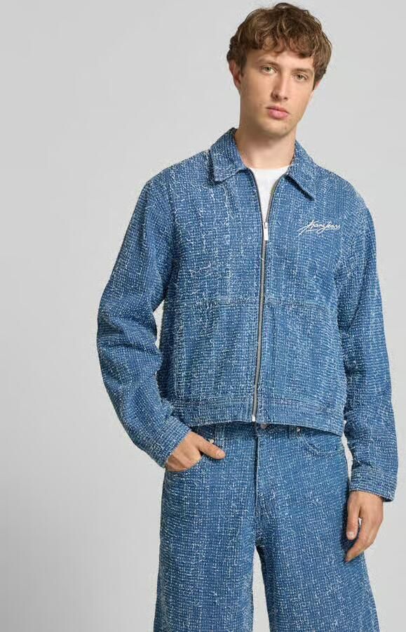 Karl Kani regular fit jack in denimlook met structuurpatroon - Foto 2