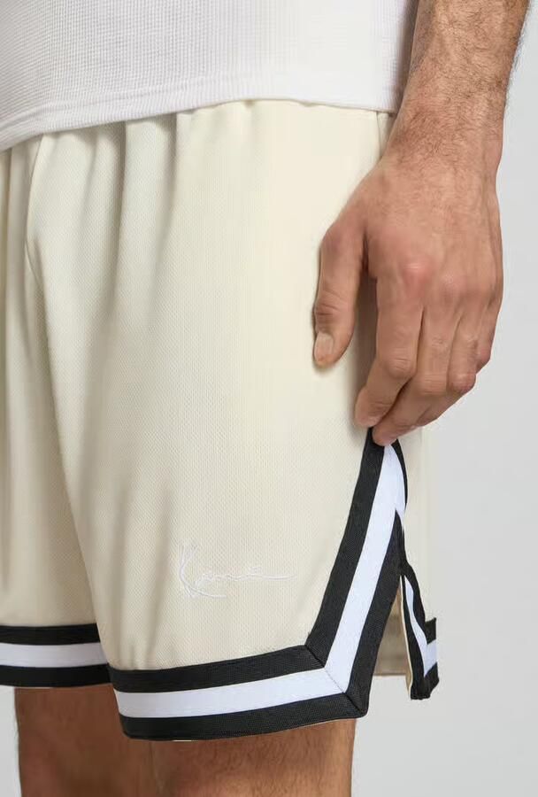 Karl Kani Small Signature Essential Mesh Sportshorts Heren offwhite maat: XL beschikbare maaten:S M L XL - Foto 6