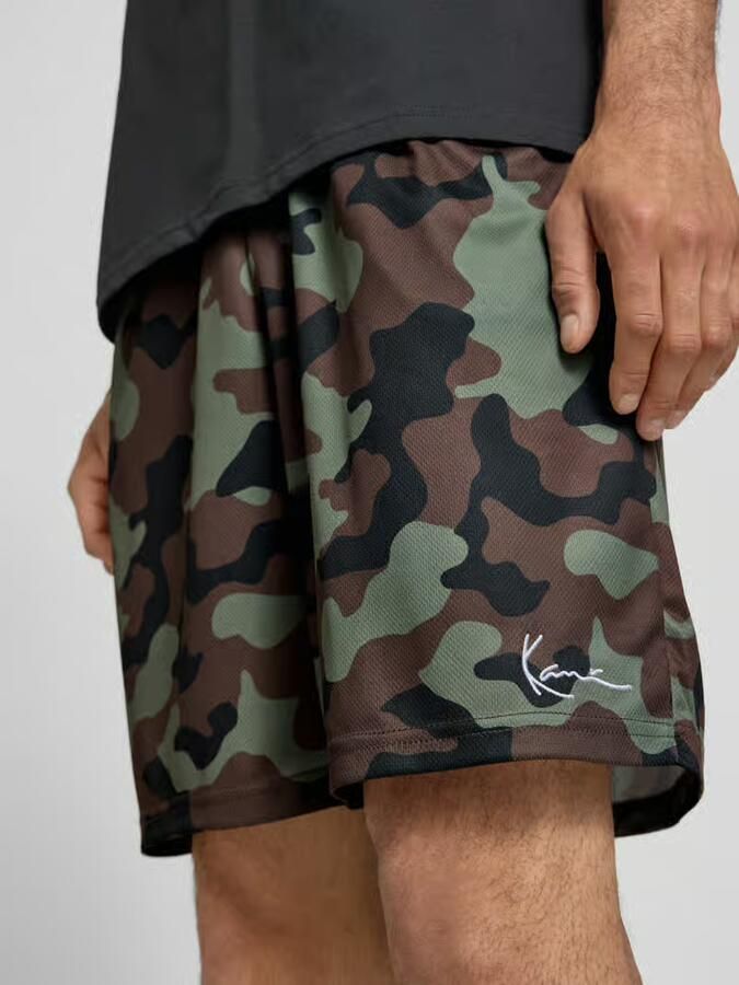 Karl Kani regular fit short met elastische band