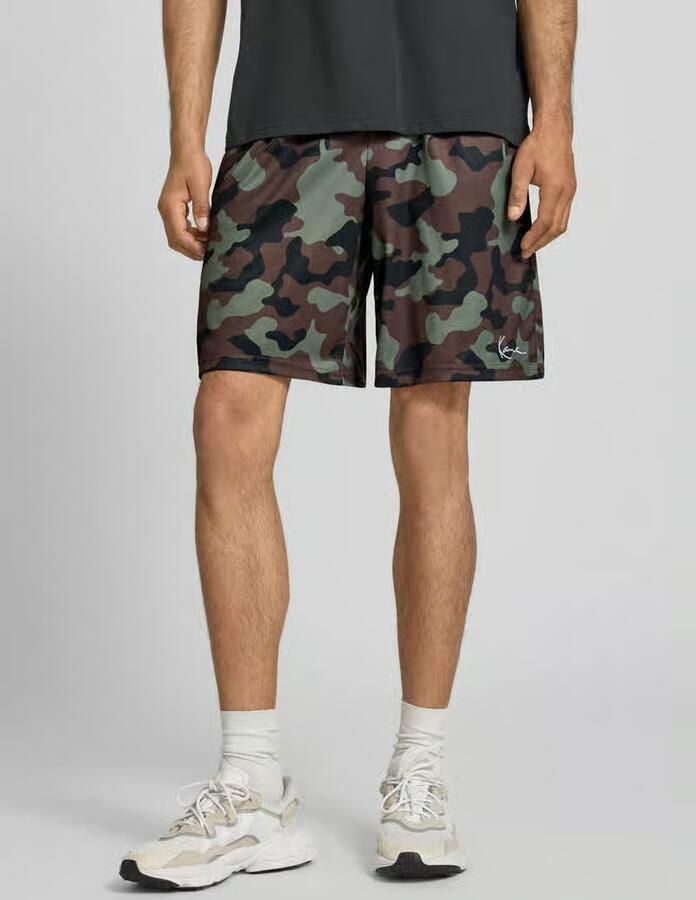 Karl Kani regular fit short met elastische band - Foto 2