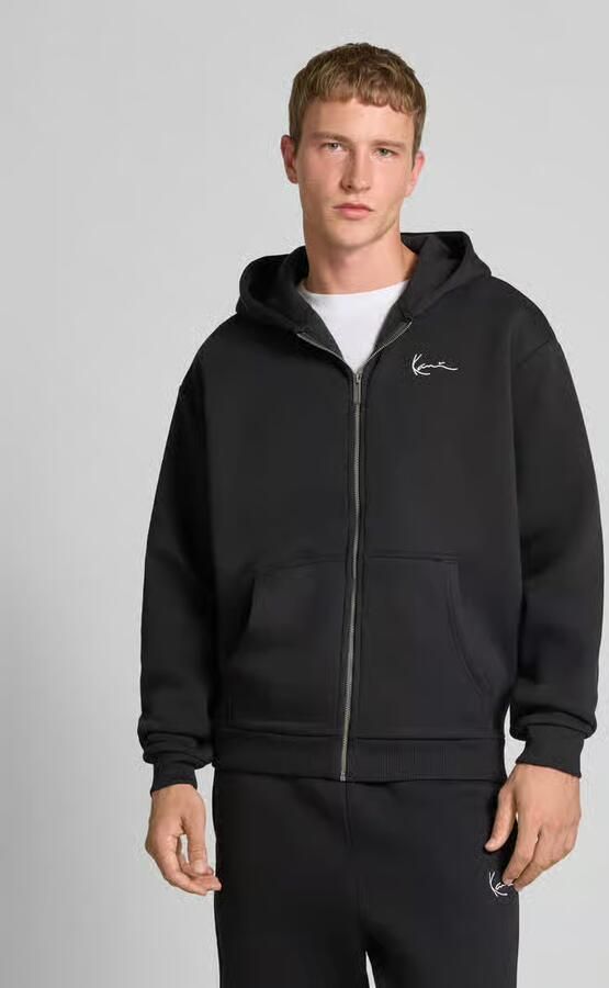 Karl Kani Chest Signature Essential Zip Hoodie Hooded vesten Kleding black maat: XXL beschikbare maaten:XS S M L XL XXL - Foto 4
