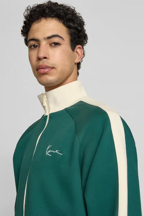 Karl Kani regular fit sweatjack met opstaande kraag