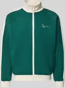 Karl Kani regular fit sweatjack met opstaande kraag