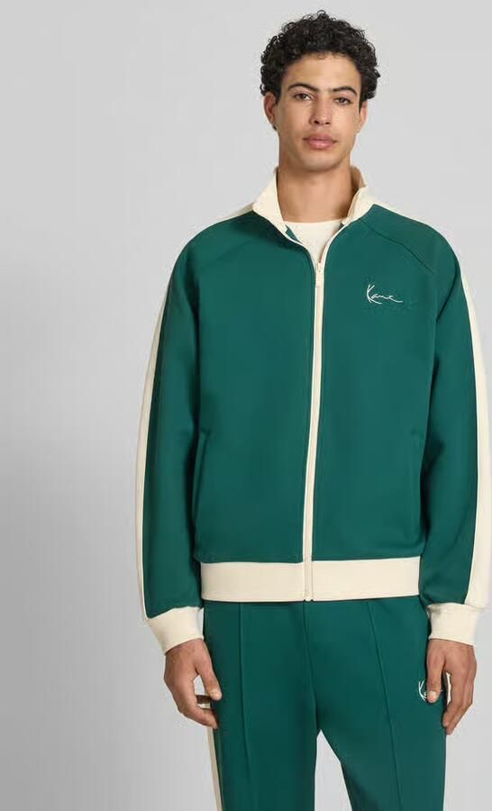 Karl Kani regular fit sweatjack met opstaande kraag - Foto 3