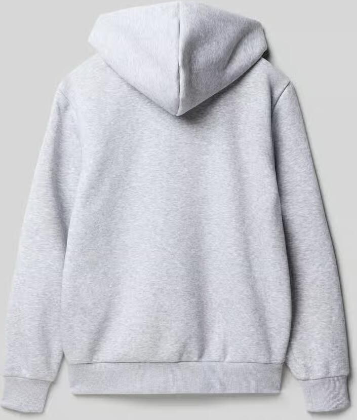 Karl Kani Regular fit sweatjack van katoenmix met ritssluiting