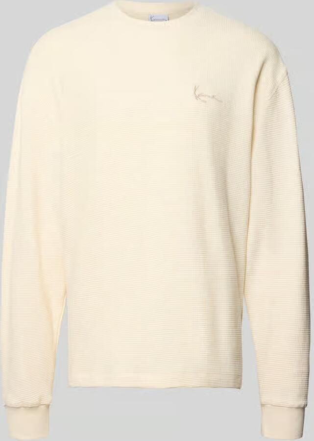 Karl Kani Regular fit sweatshirt met Structuurpatroon - Foto 2
