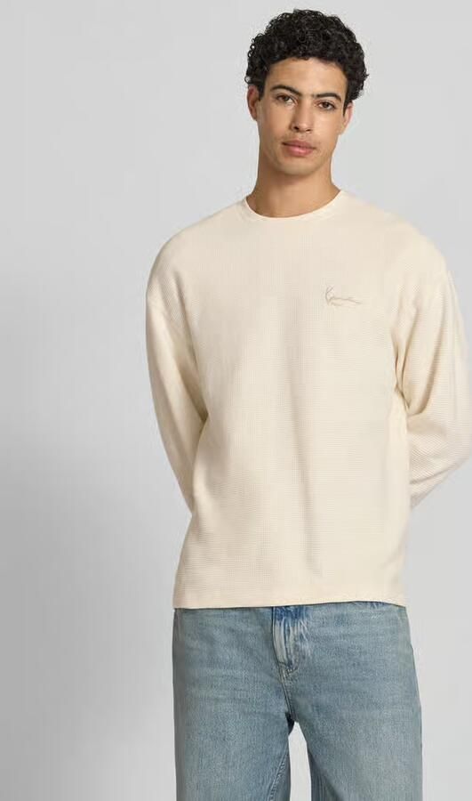 Karl Kani Regular fit sweatshirt met Structuurpatroon - Foto 4