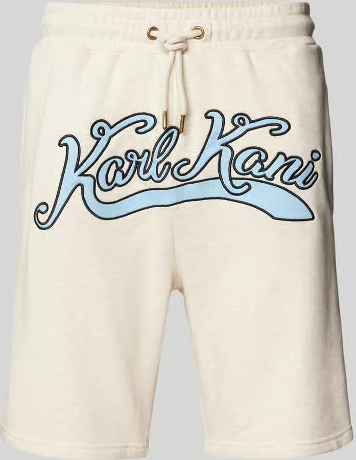 Karl Kani Small Signature Diner Sweatshorts Men Sportshorts beige Maat XL Kleding - Foto 2