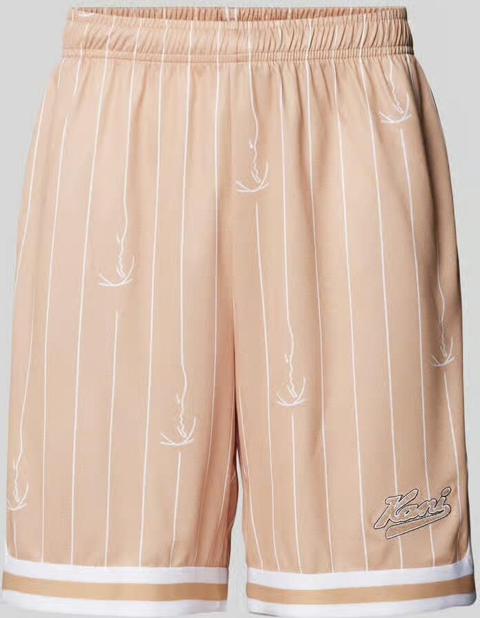 Karl Kani Regular fit sweatshorts met labelstatement model 'Wavy Retro' - Foto 3