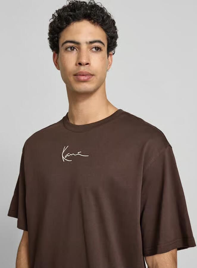 Karl Kani regular fit T-shirt met gestikt logo