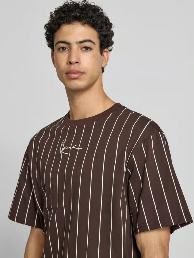 Karl Kani regular fit T-shirt met gestikt logo