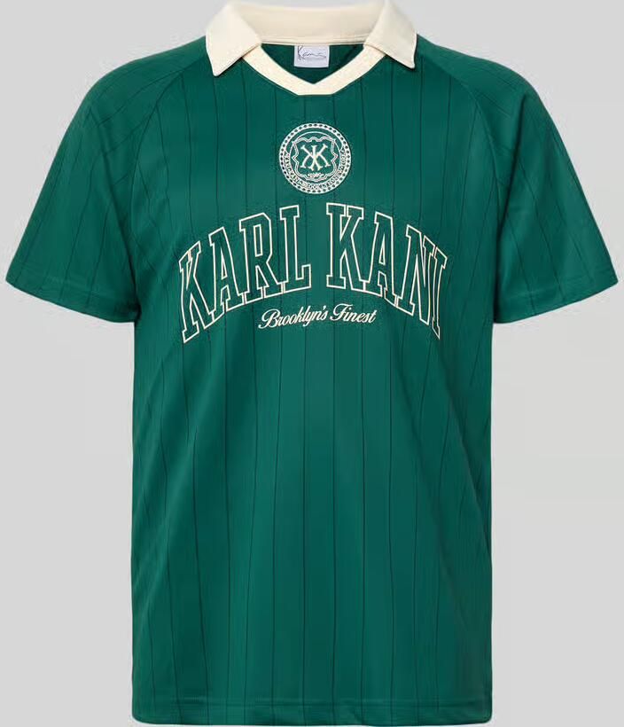 Karl Kani regular fit T-shirt met platte kraag - Foto 2