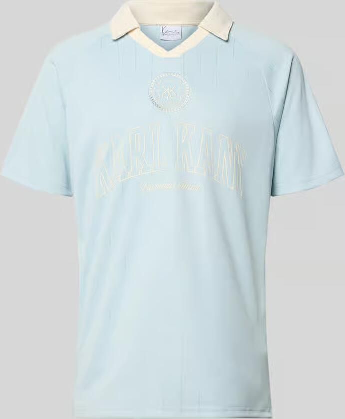 Karl Kani regular fit T-shirt met platte kraag model 'Heritage' - Foto 2