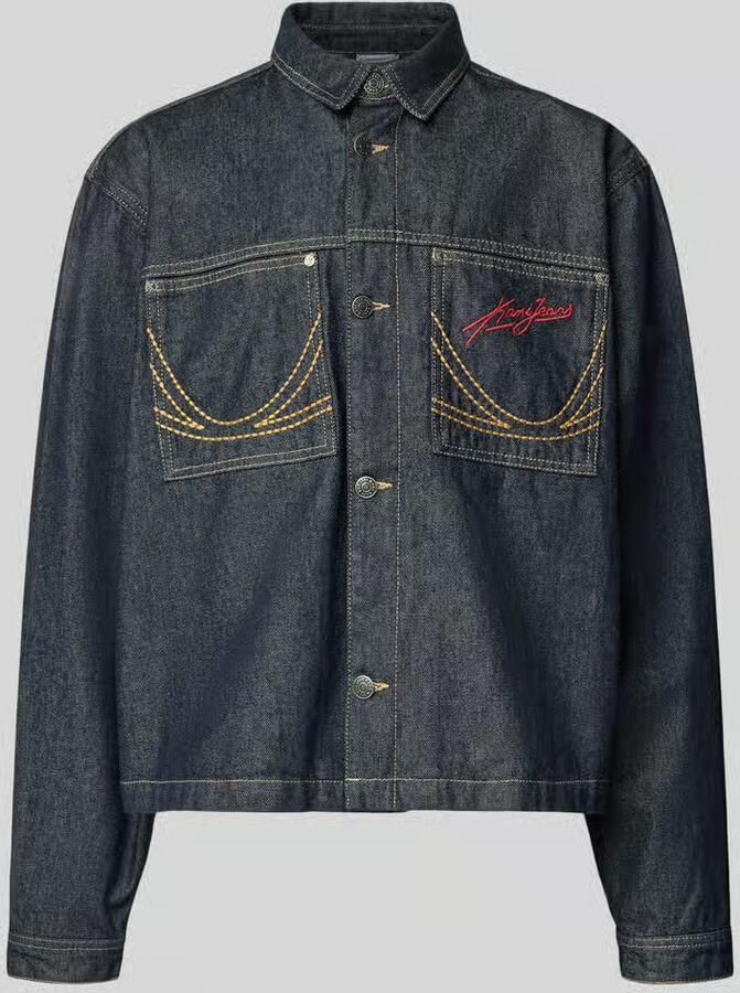 Karl Kani Relaxed fit jeansjack met siernaden - Foto 2