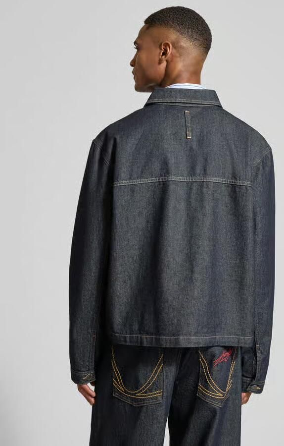 Karl Kani Relaxed fit jeansjack met siernaden - Foto 4