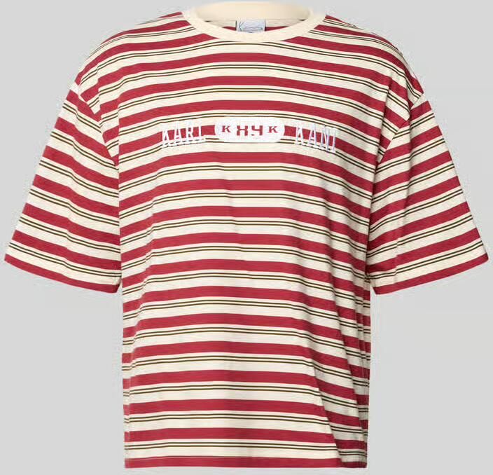 Karl Kani relaxed fit T-shirt met logostitching model 'Heritage' - Foto 2