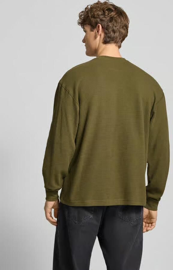Karl Kani Shirt met lange mouwen en labelstitching