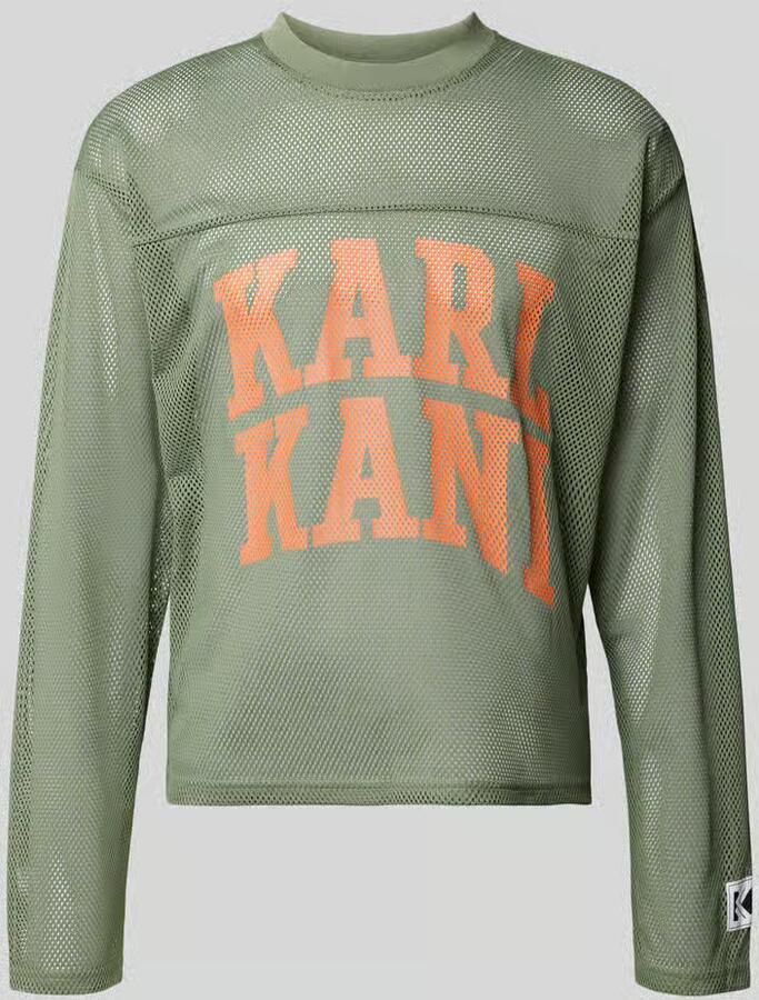 Karl Kani Shirt met lange mouwen met labelpatch en ronde hals - Foto 2