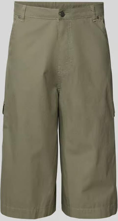 Karl Kani straight fit korte broek met cargozakken model 'Camo' - Foto 2