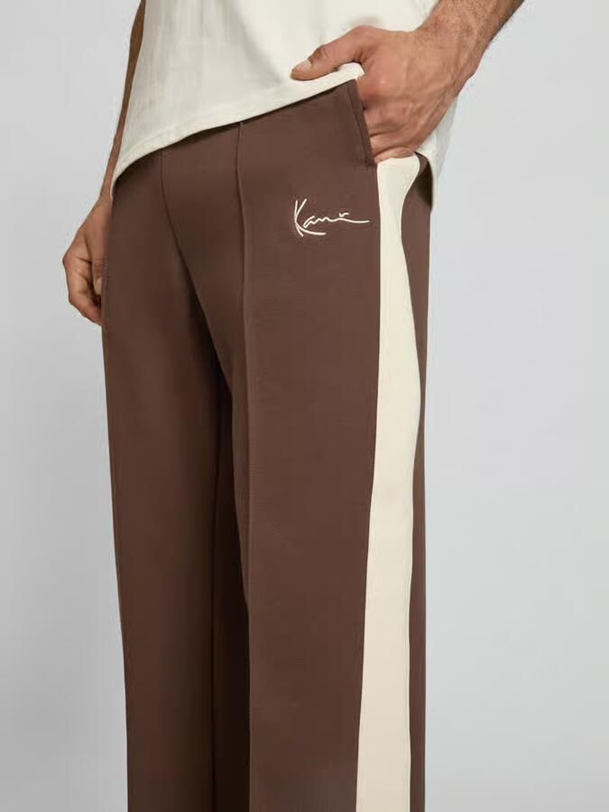 Karl Kani straight fit sweatpants met gestikt logo