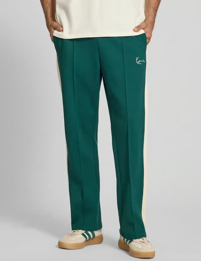 Karl Kani straight fit sweatpants met gestikt logo - Foto 3
