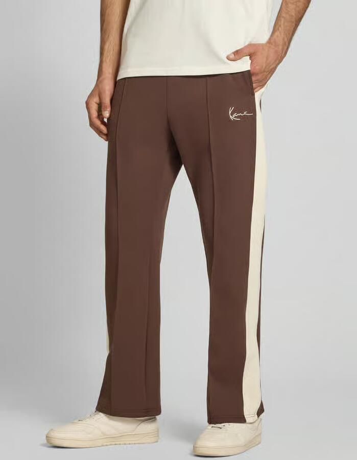 Karl Kani straight fit sweatpants met gestikt logo - Foto 2