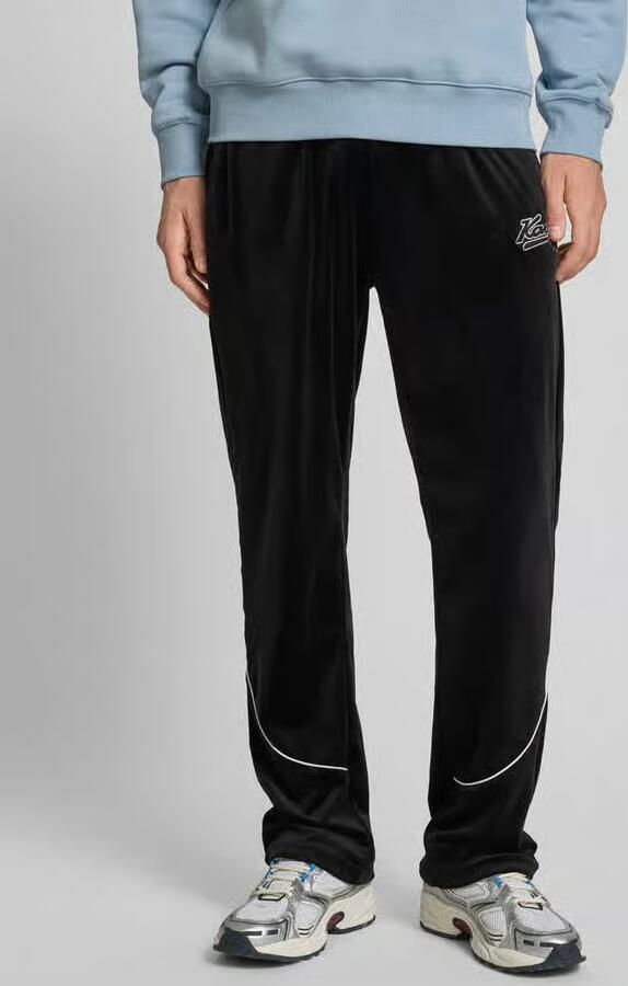 Karl Kani Sweatpants met labelstitching model 'Kani Varsity' - Foto 3