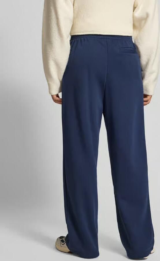 Karl Kani Sweatpants met lengtenaden en labelprint