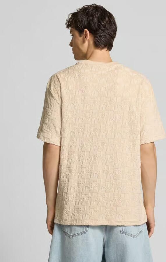 Karl Kani T-shirt in all-over look met ronde hals