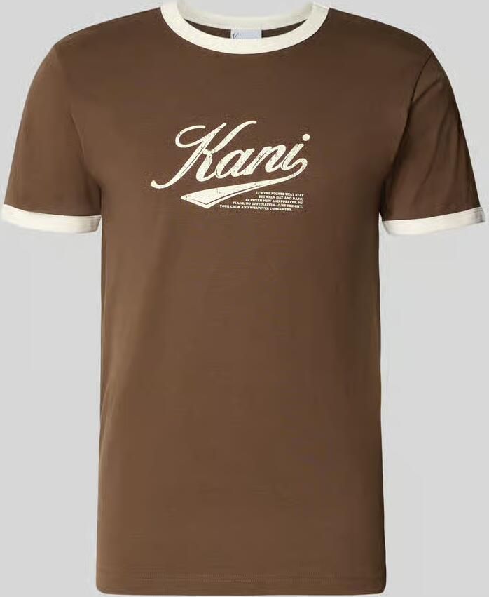 Karl Kani T-shirt met labelprint en ronde hals - Foto 2