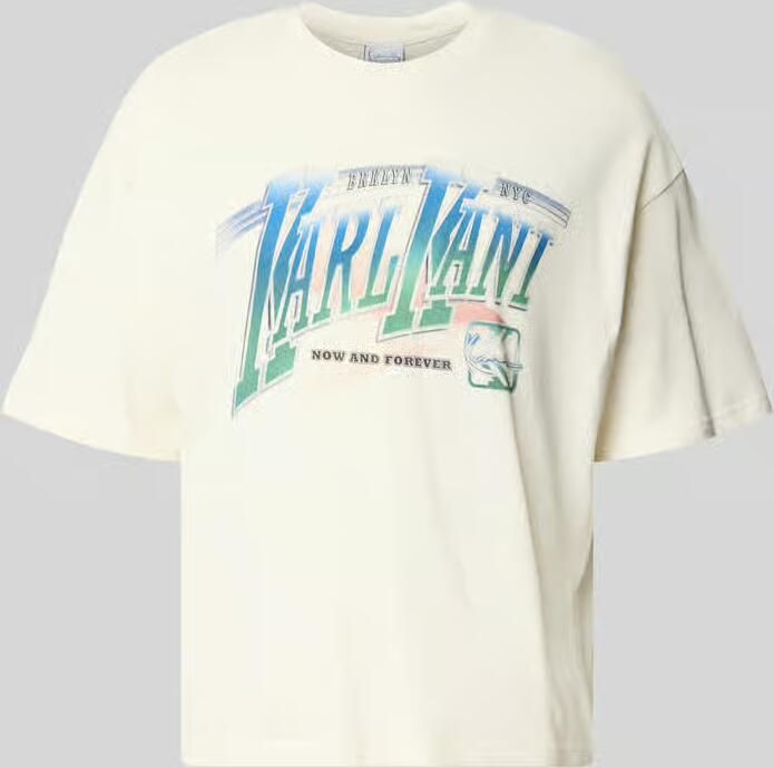 Karl Kani T-shirt met labelprint model 'Sport Gradient' - Foto 2