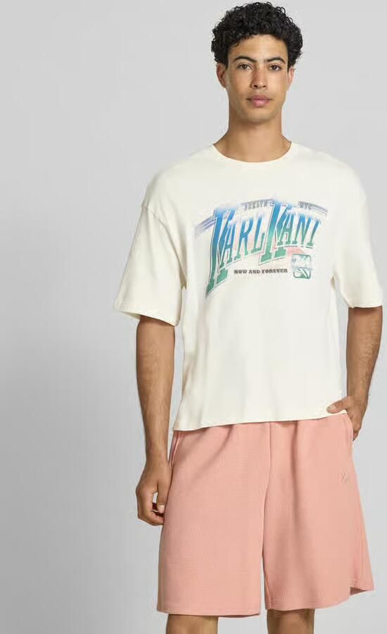 Karl Kani T-shirt met labelprint model 'Sport Gradient' - Foto 3