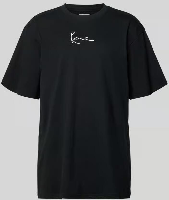 Karl Kani Signature Tee Lente Zomer Collectie Katoen Black Heren - Foto 2