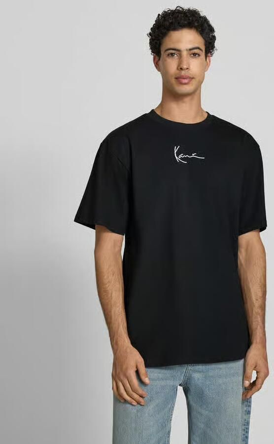 Karl Kani Signature Tee Lente Zomer Collectie Katoen Black Heren - Foto 6