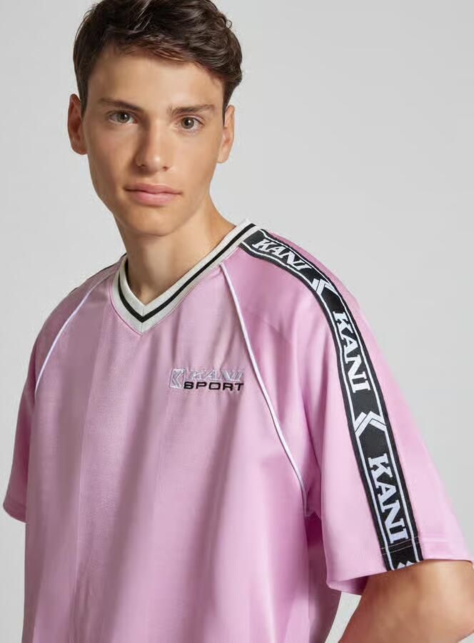 Karl Kani T-shirt met labelstitching
