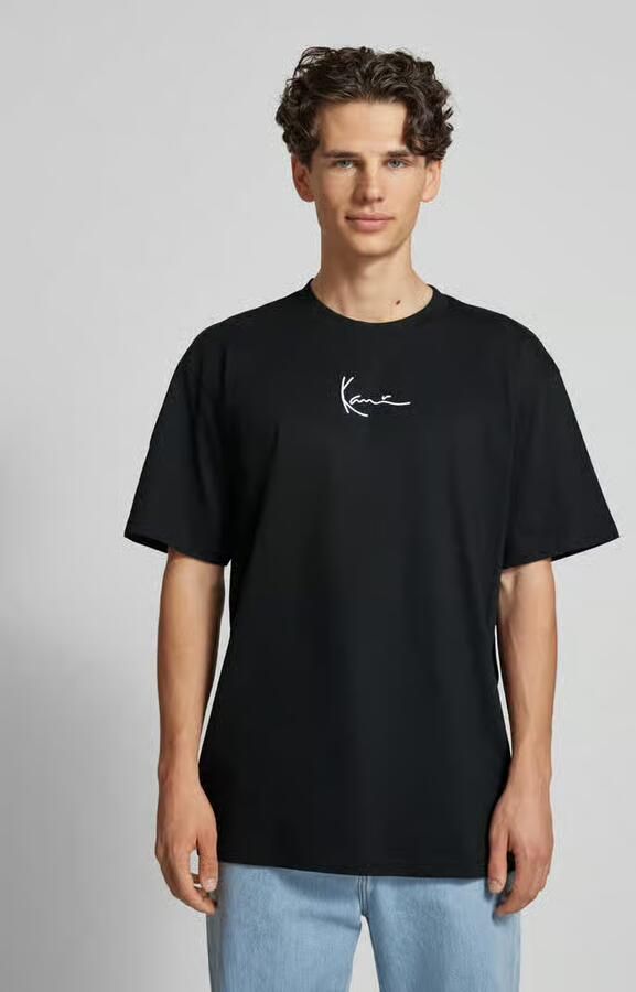 Karl Kani Signature Tee Lente Zomer Collectie Katoen Black Heren - Foto 4