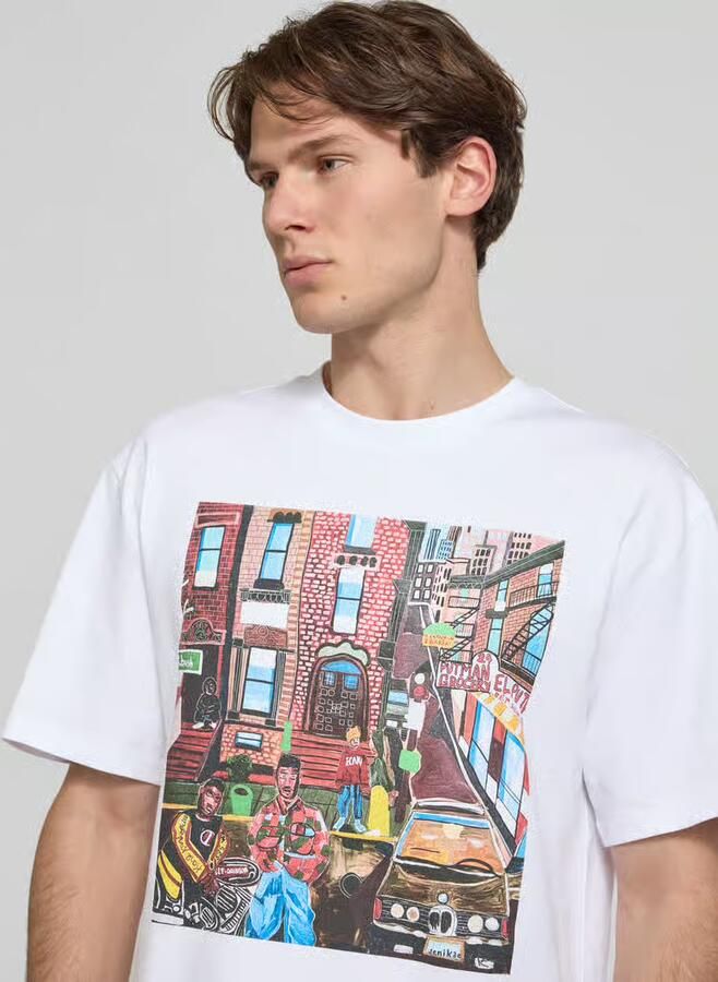 Karl Kani T-shirt met motiefprint