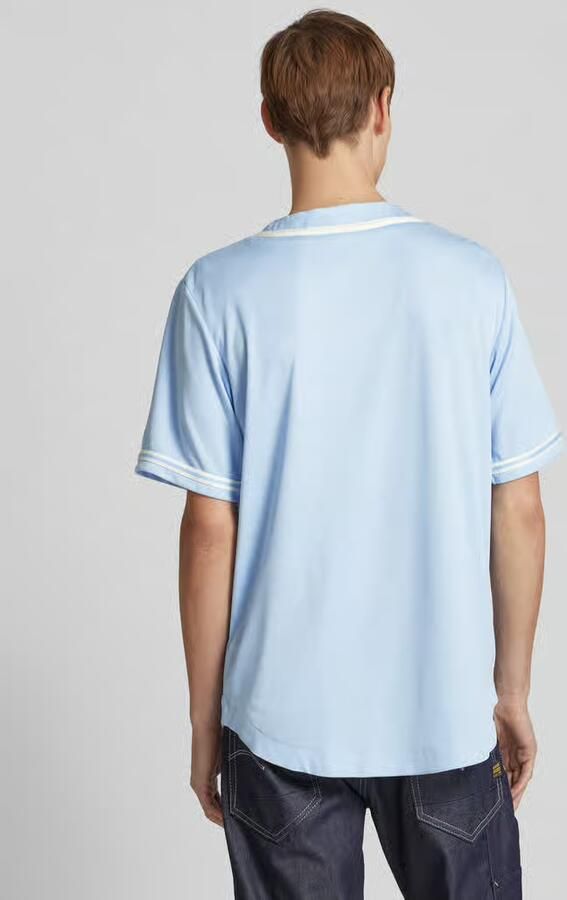 Karl Kani College Baseballshirt men Jersey's blauw Maat XL Kleding - Foto 4