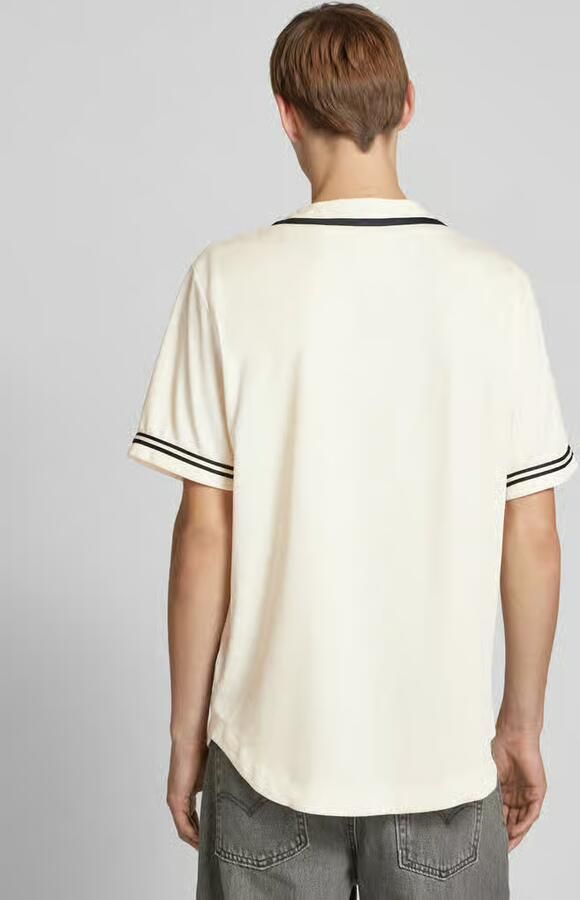 Karl Kani College Baseballshirt men Jersey's beige Maat XL Kleding - Foto 2