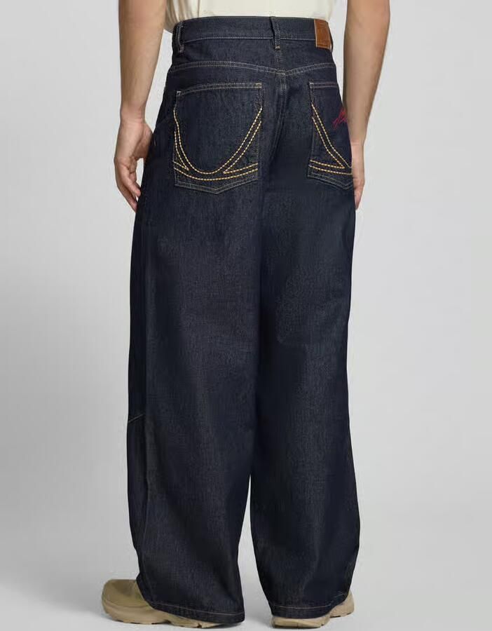 Karl Kani wide fit jeans met gestikt logo - Foto 2
