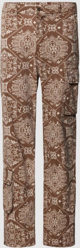 Karl Kani Stoffen broek met opgestikte klepzakken