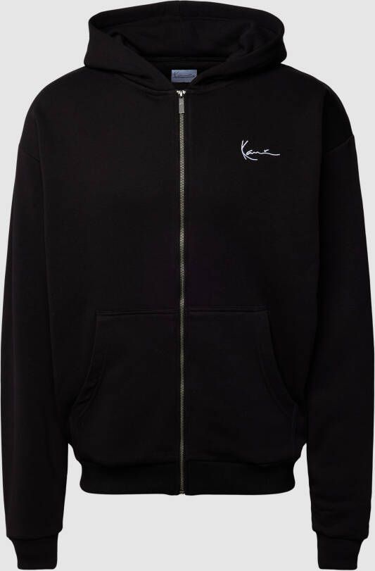 Karl Kani Chest Signature Essential Zip Hoodie Hooded vesten Kleding black maat: XXL beschikbare maaten:XS S M L XL XXL