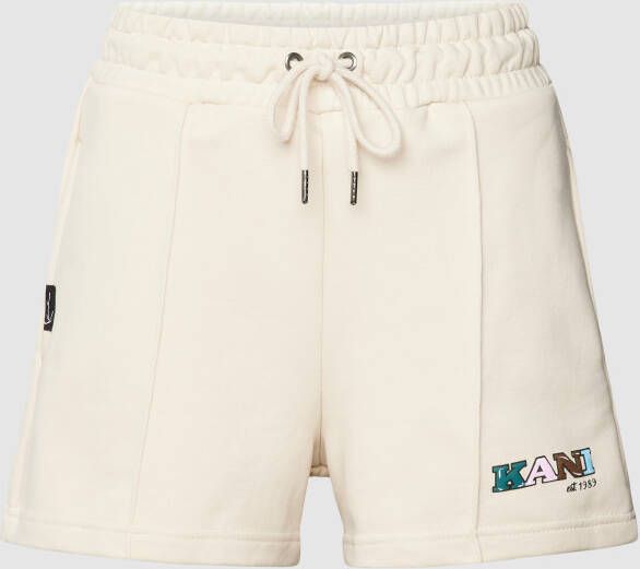 Karl Kani Sweatshorts met labelpatch model 'RETRO'