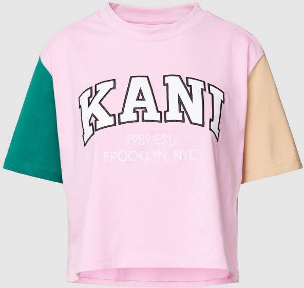 Karl Kani T-shirt met logoprint model 'Serif'