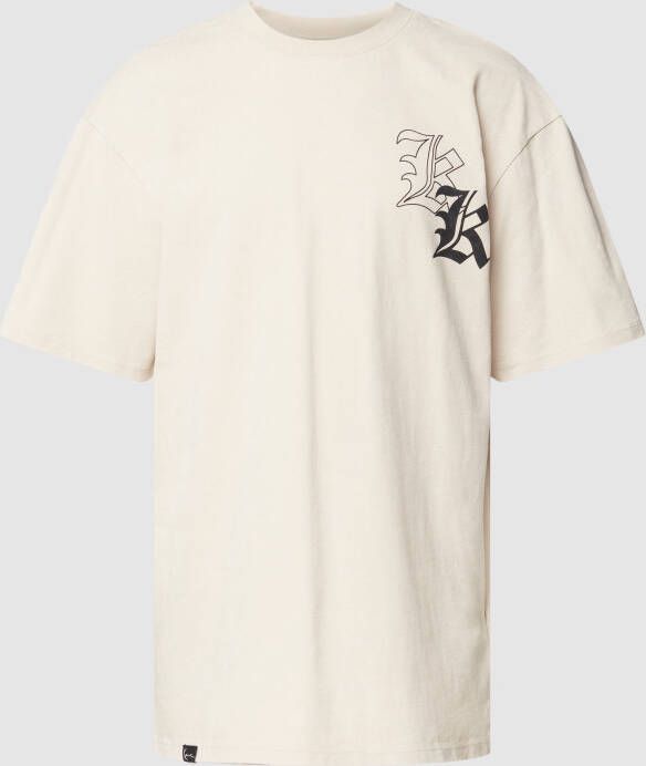 Karl Kani T-shirt met motiefprint model 'Woven'