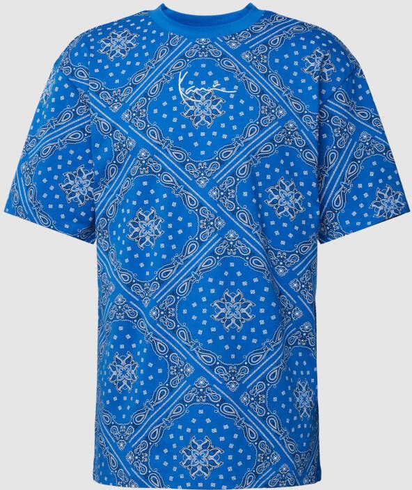 Karl Kani T-shirt met paisleymotief