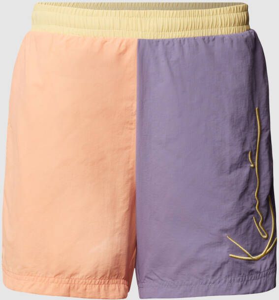 Karl Kani Zwembroek met labelstitching