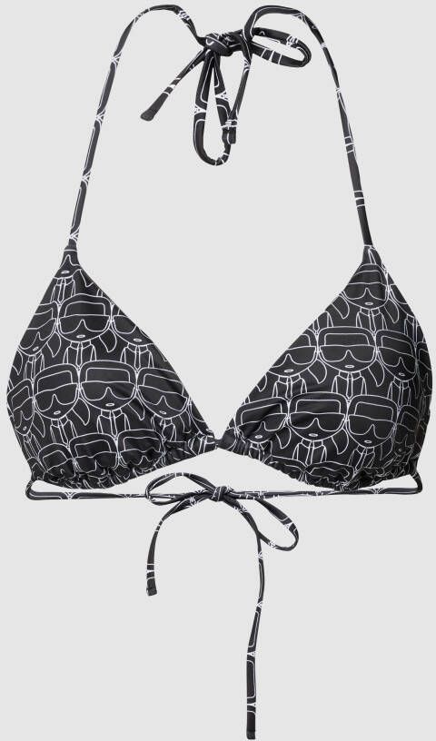 Karl Lagerfeld Beachwear Bikinitop in triangelmodel