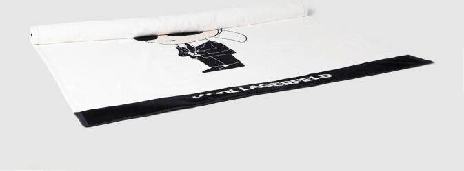 Karl Lagerfeld Beachwear Handdoek met labelprint model 'IKONIK'